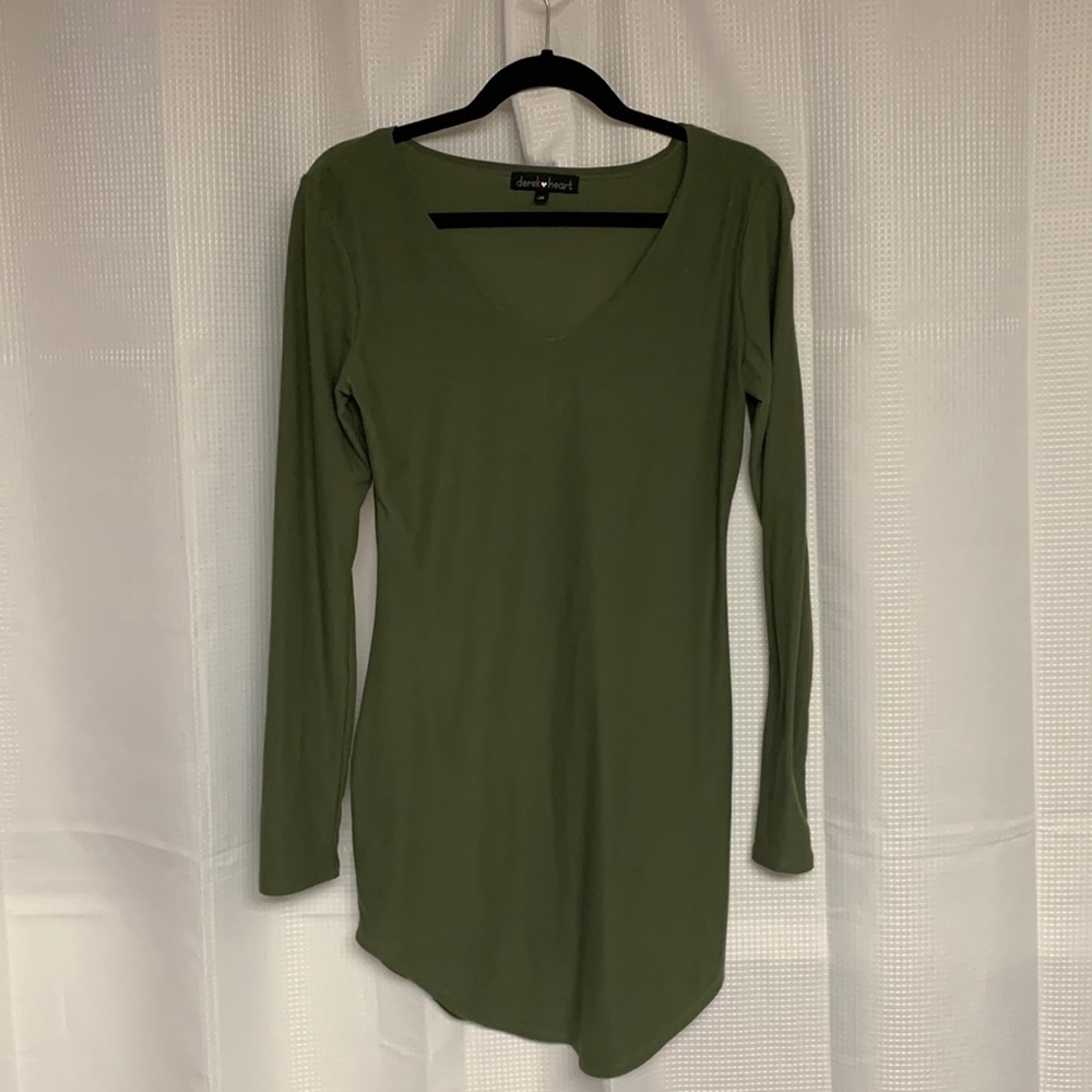 Derek Heart Long Sleeve Dress